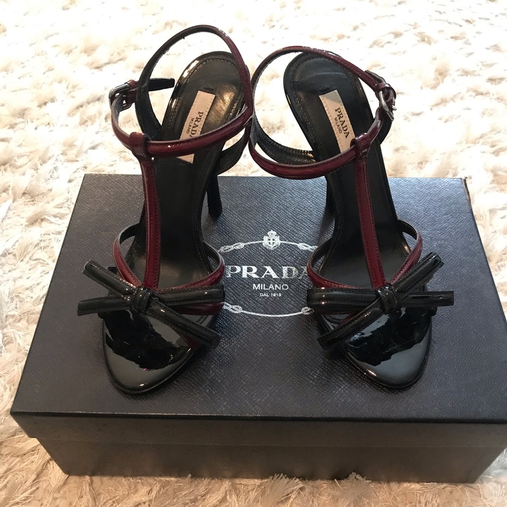 Prada open toes heel
